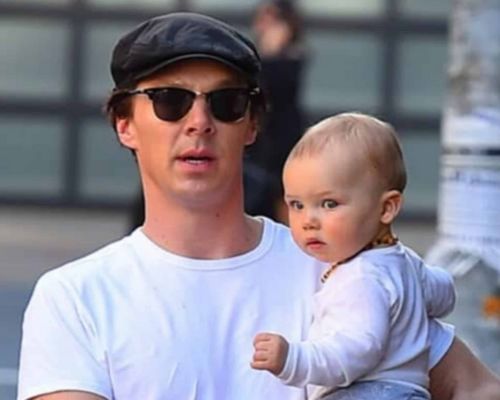 Christopher Carlton Cumberbatch Benedict Cumberbatch and Sophie Hunter First Son