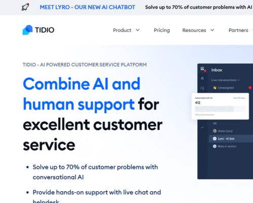 Introduction to Tidio and its features